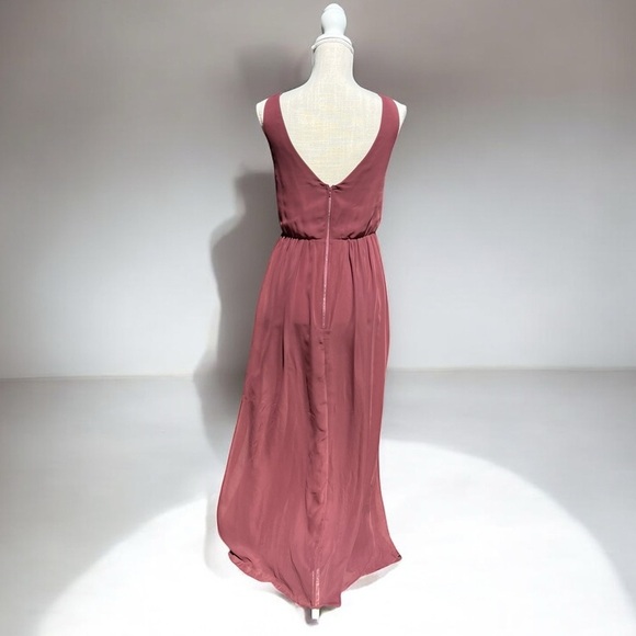 🌻Birdy Grey Laurie Chiffon Dress in Rosewood - Picture 8 of 12